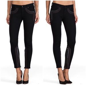 MOTHER EMBROIDERED SKINNY JEANS J BRAND GRLFRND